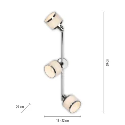 Accor downlight de techo, 3 luces