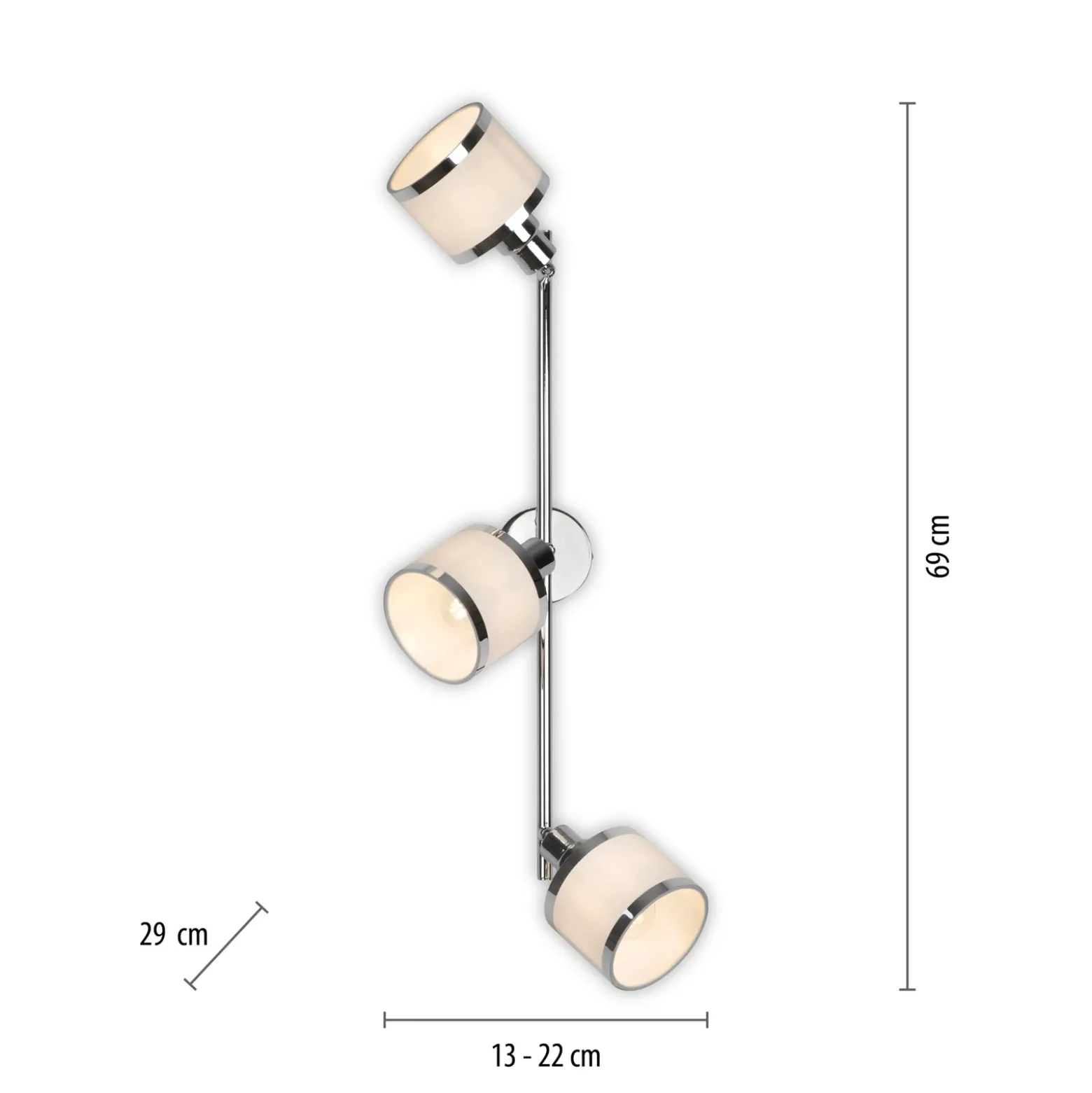 Accor downlight de techo, 3 luces