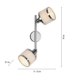 Accor downlight de techo, 2 luces