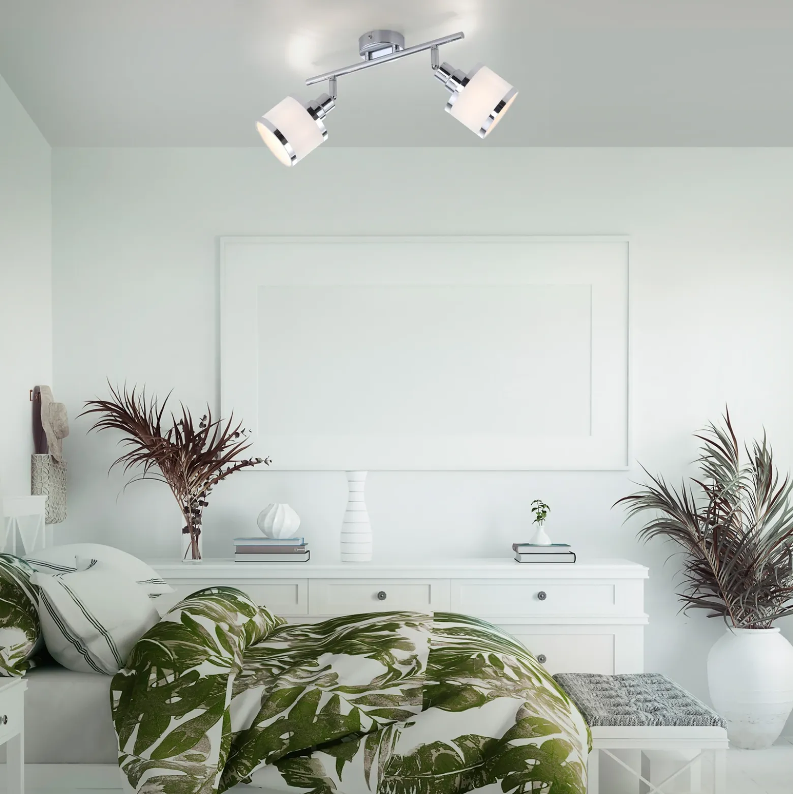 Accor downlight de techo, 2 luces