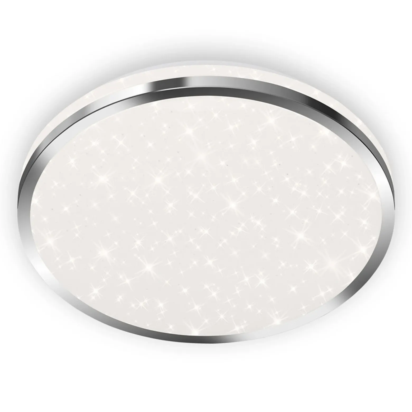 Acorus Plafón LED, IP44, decoración estrella, Ø 28 cm