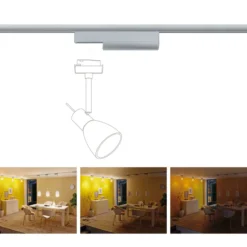 Adaptador de carril Paulmann URail, ZigBee, cromado