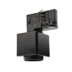 adaptador de enchufe riel trifásico D Line, negro, 1380 W