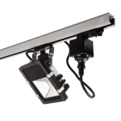 adaptador de enchufe riel trifásico D Line, negro, 1380 W
