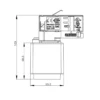 adaptador para enchufe trifásico riel trifásico D Line, blanco, 1380 W
