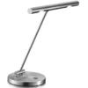 Adrette lámpara de mesa LED Glimmer, níquel