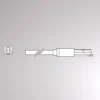 Alimentación de red para carril Volare Cable 2m negro