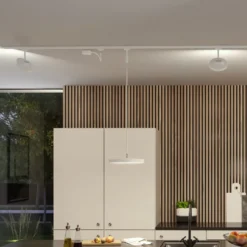 Alimentación eléctrica Paulmann URail, blanco señal, 100 cm