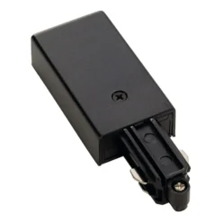Alimentador SLV 1 riel monofásico tierra izquierda negro