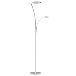 Aluminor Kitel 89 Lámpara de pie LED con brazo de lectura LED