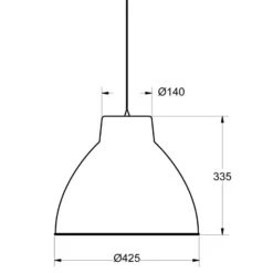 Aluminor S2089 lámpara colgante, estilo industrial