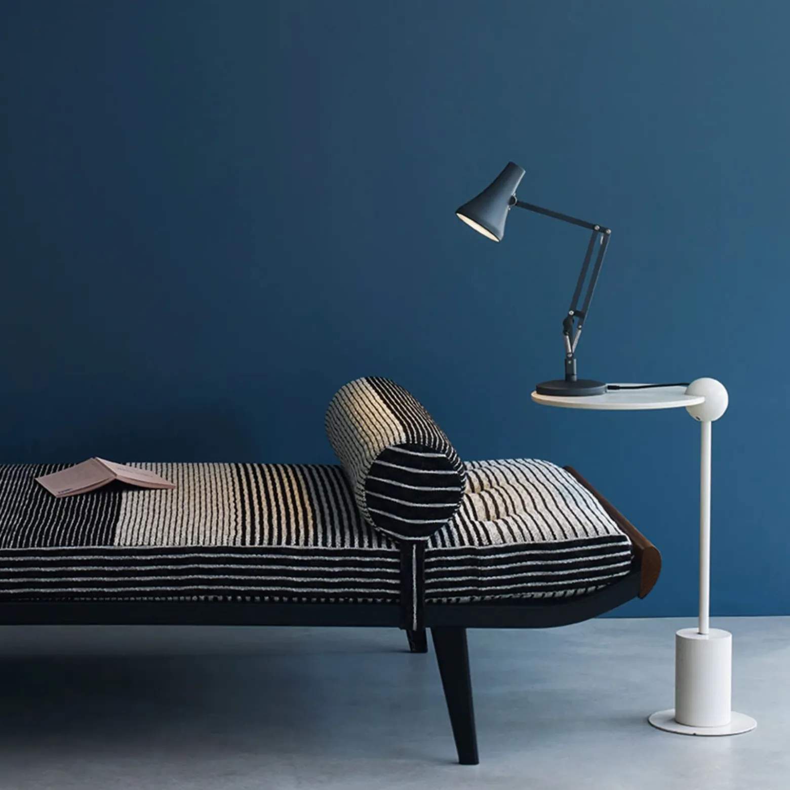 Anglepoise 90 Mini Mini Lámpara de mesa LED azul acero