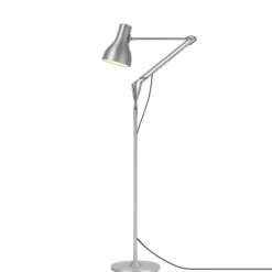 Anglepoise Type 75 lámpara de pie plateada