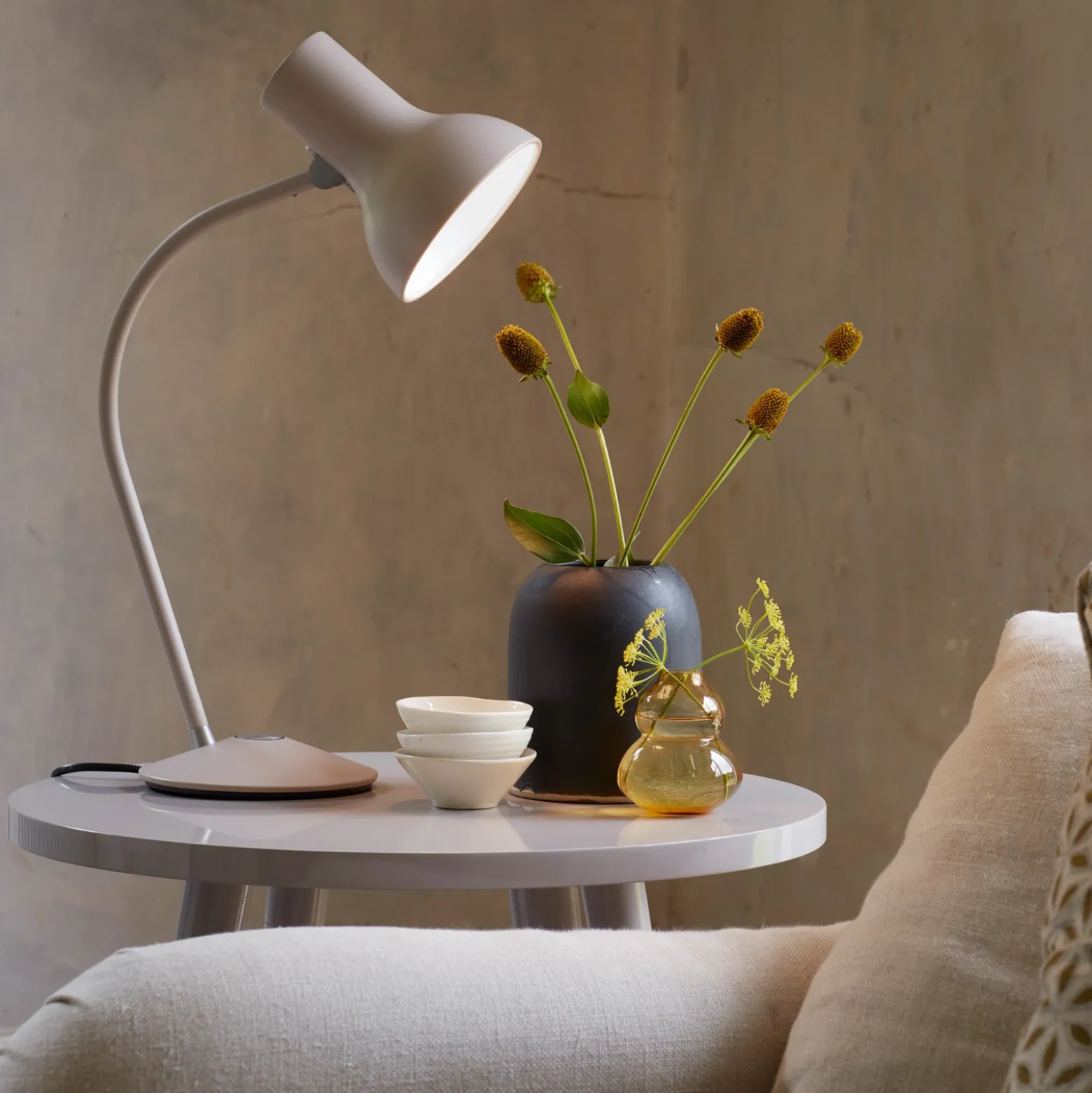 Anglepoise Type 75 Mini lámpara de mesa, gris