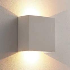 Anneke - Aplique LED angular de escayola