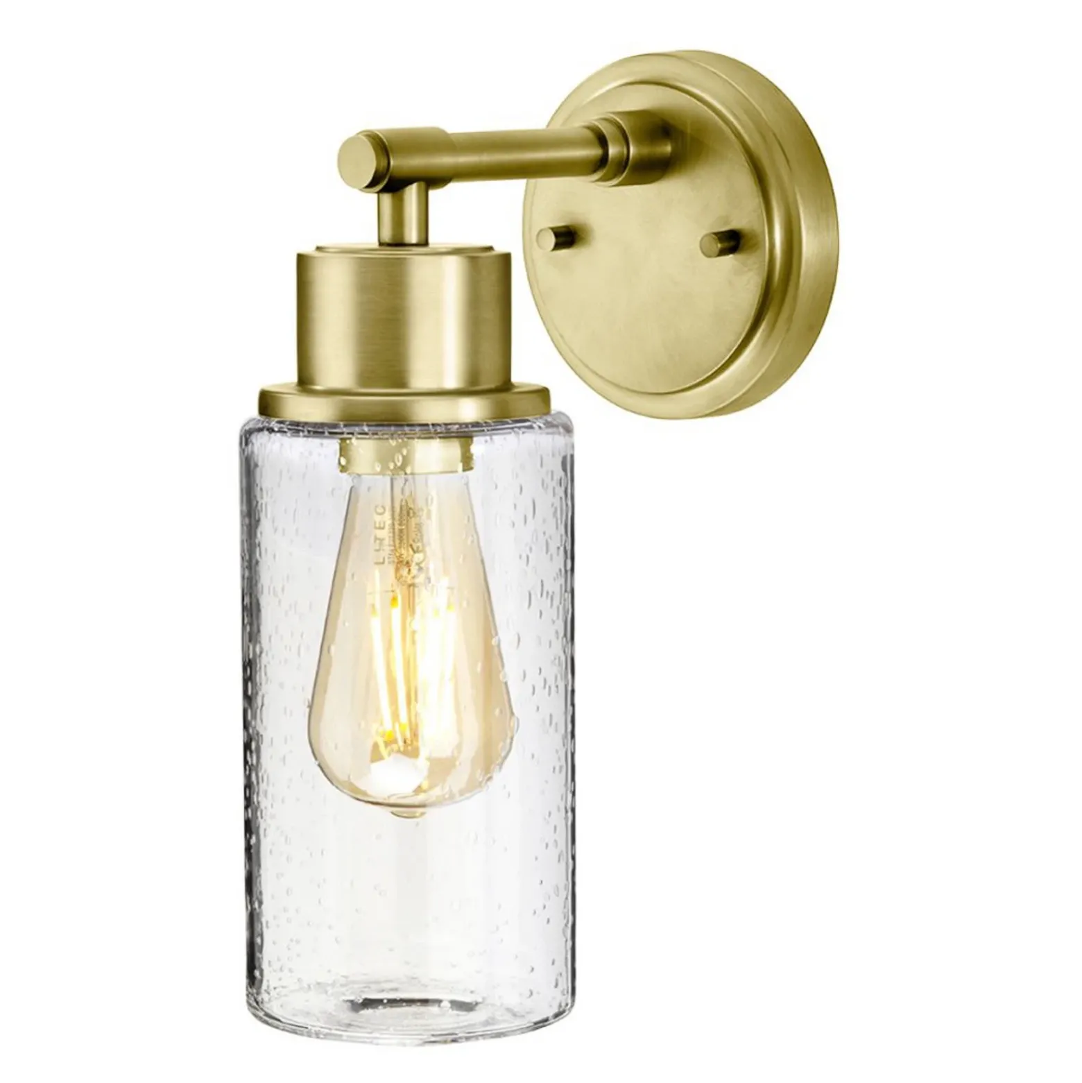 Aplique de baño Morvah, latón cepillado