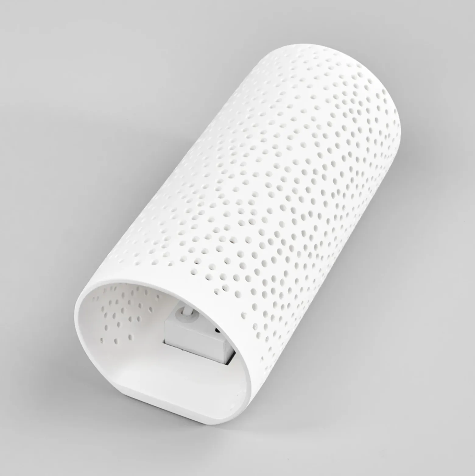 Aplique de diseño calado Jiru de escayola blanca