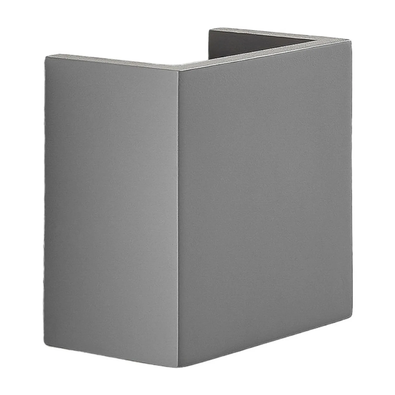 Aplique de hormigón Smira en gris, 12,5 x 12,5 cm