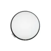 Aplique de pared Alfio, Ø 11 cm, color cromo, metal/vidrio, IP44