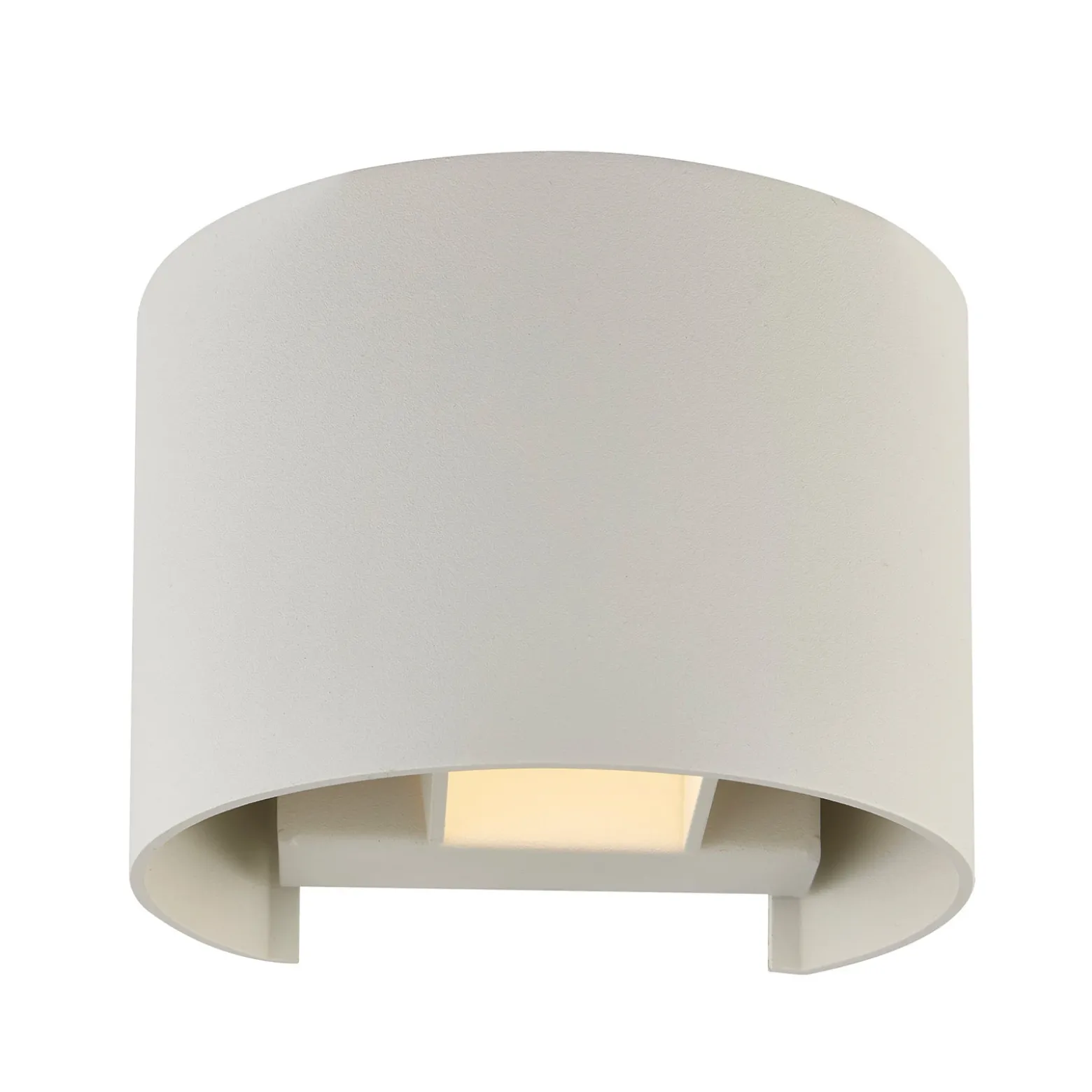 Aplique de pared Arcchio Zuzana, redondo, blanco, G9, 13 cm de ancho