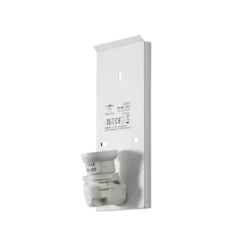 Aplique de pared Aria, blanco, microfibra, E27