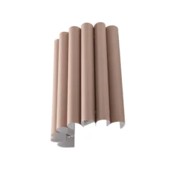 Aplique de pared Aria, capuchino, microfibra, E27