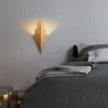 Aplique de pared ARROW, color dorado, altura 40 cm, metal, G9