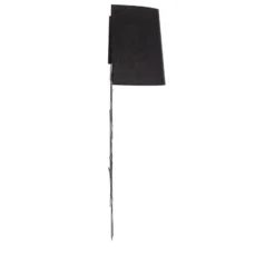 Aplique de pared Asaf 6984 con pantalla de tela negra