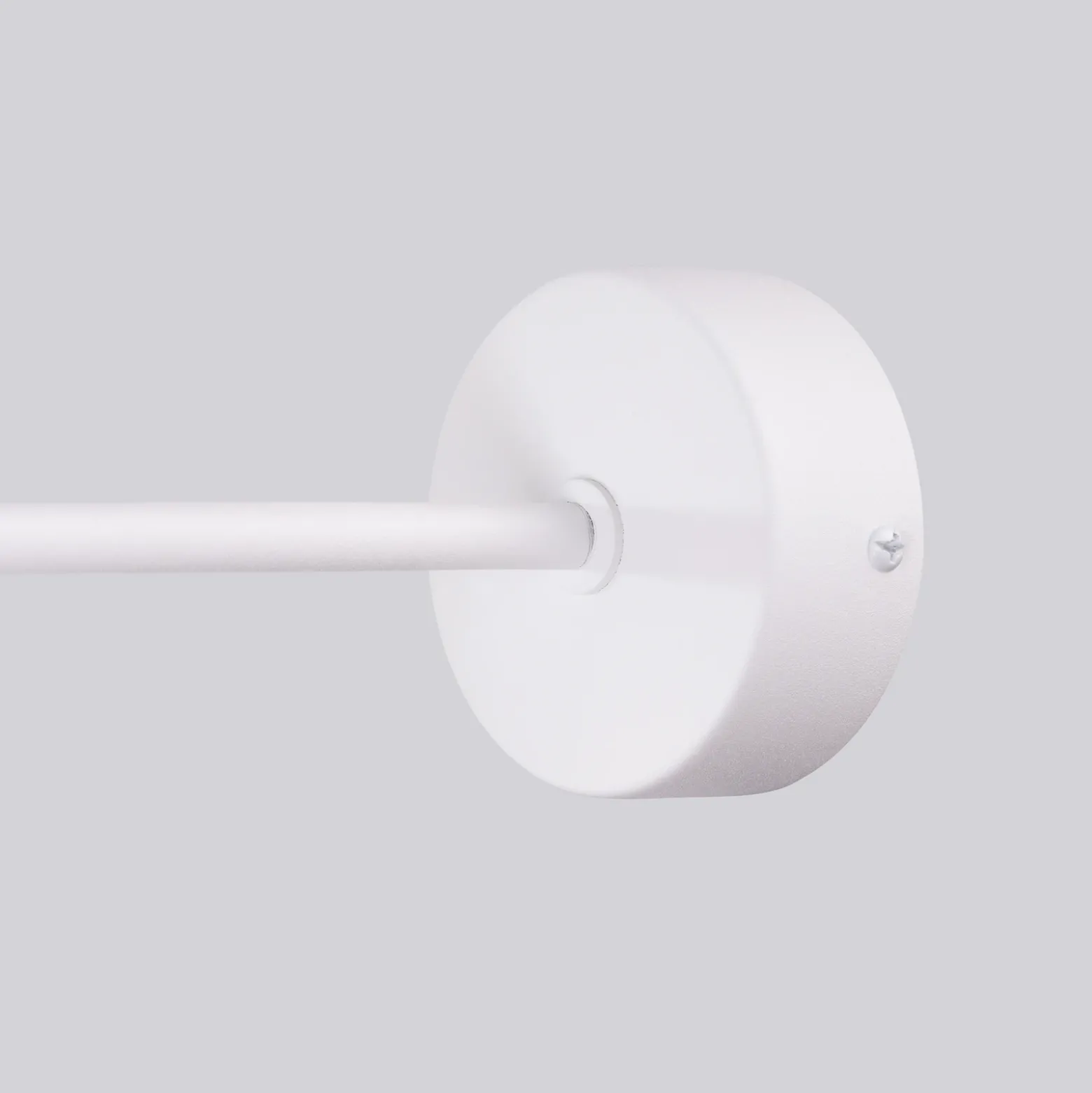 Aplique de pared Astral, blanco, proyección 22 cm, acero/vidrio
