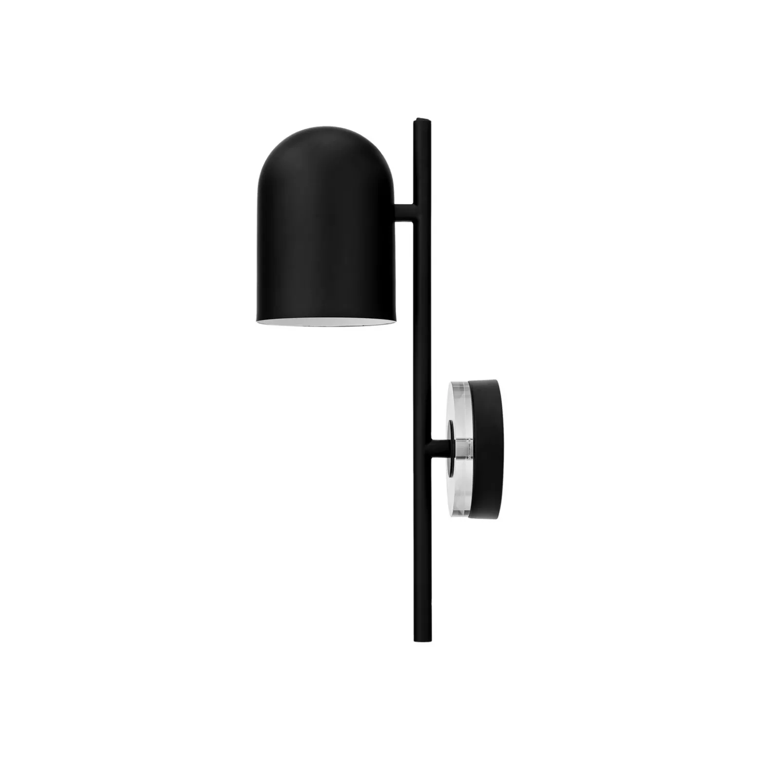 Aplique de pared AYTM Luceo, negro, con enchufe