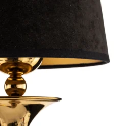 Aplique de pared Baranio con pantallas de tela, 2 luces
