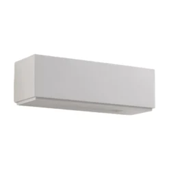 Aplique de pared Benno, 29 cm, yeso, blanco, angular, G9