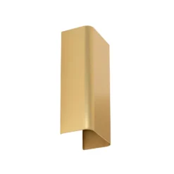 Aplique de pared Bergen, dorado, metal, 23 cm de alto, GU10