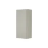 Aplique de pared Bergen, gris claro, metal, 23 cm de alto, GU10