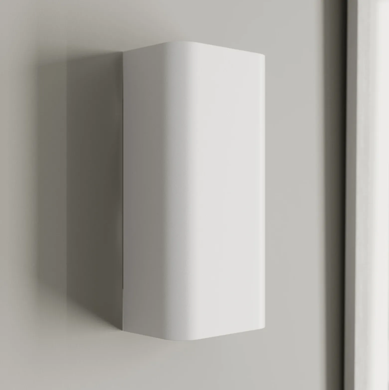 Aplique de pared Bergen up & down, blanco