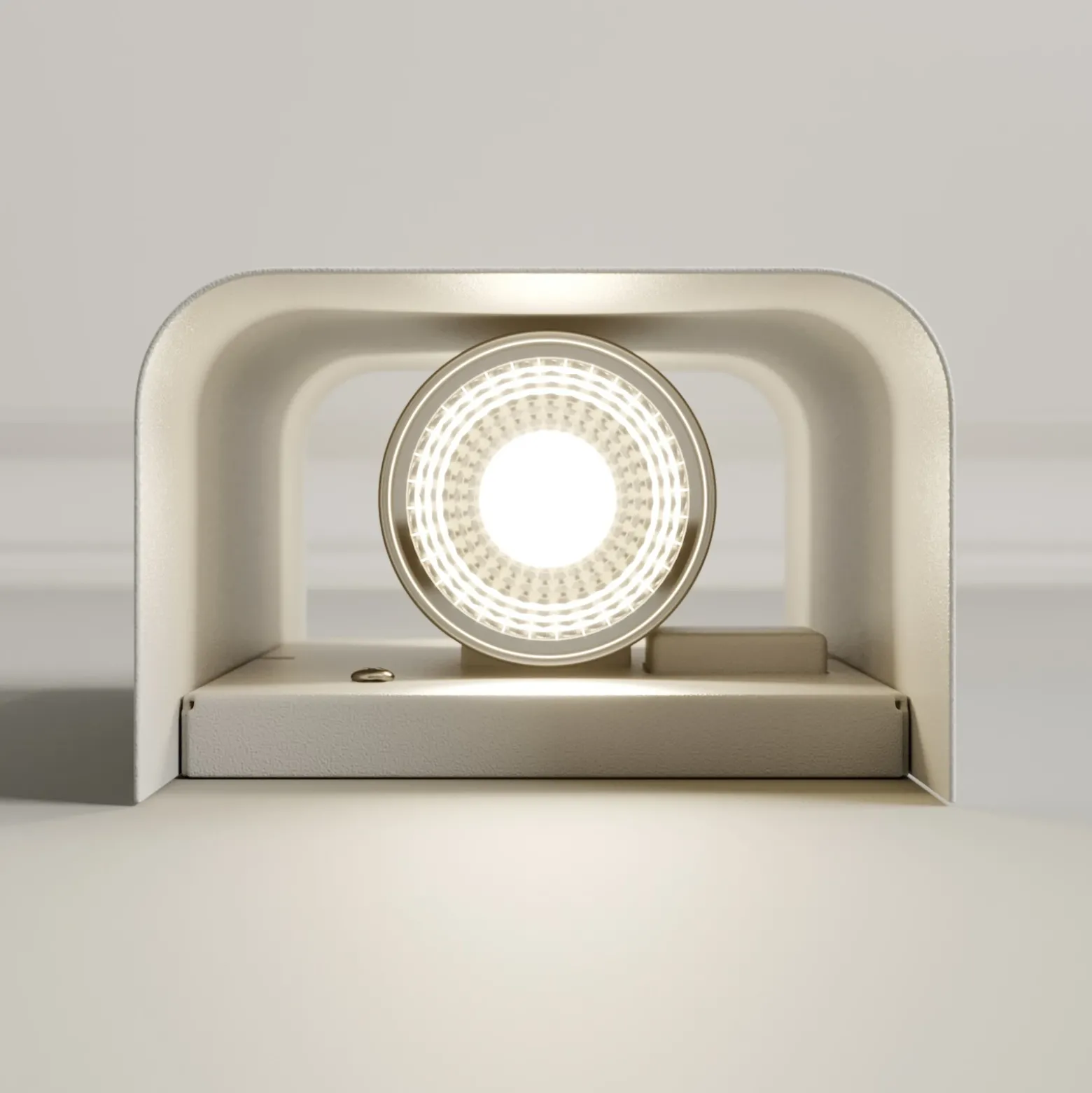 Aplique de pared Bergen up & down, blanco