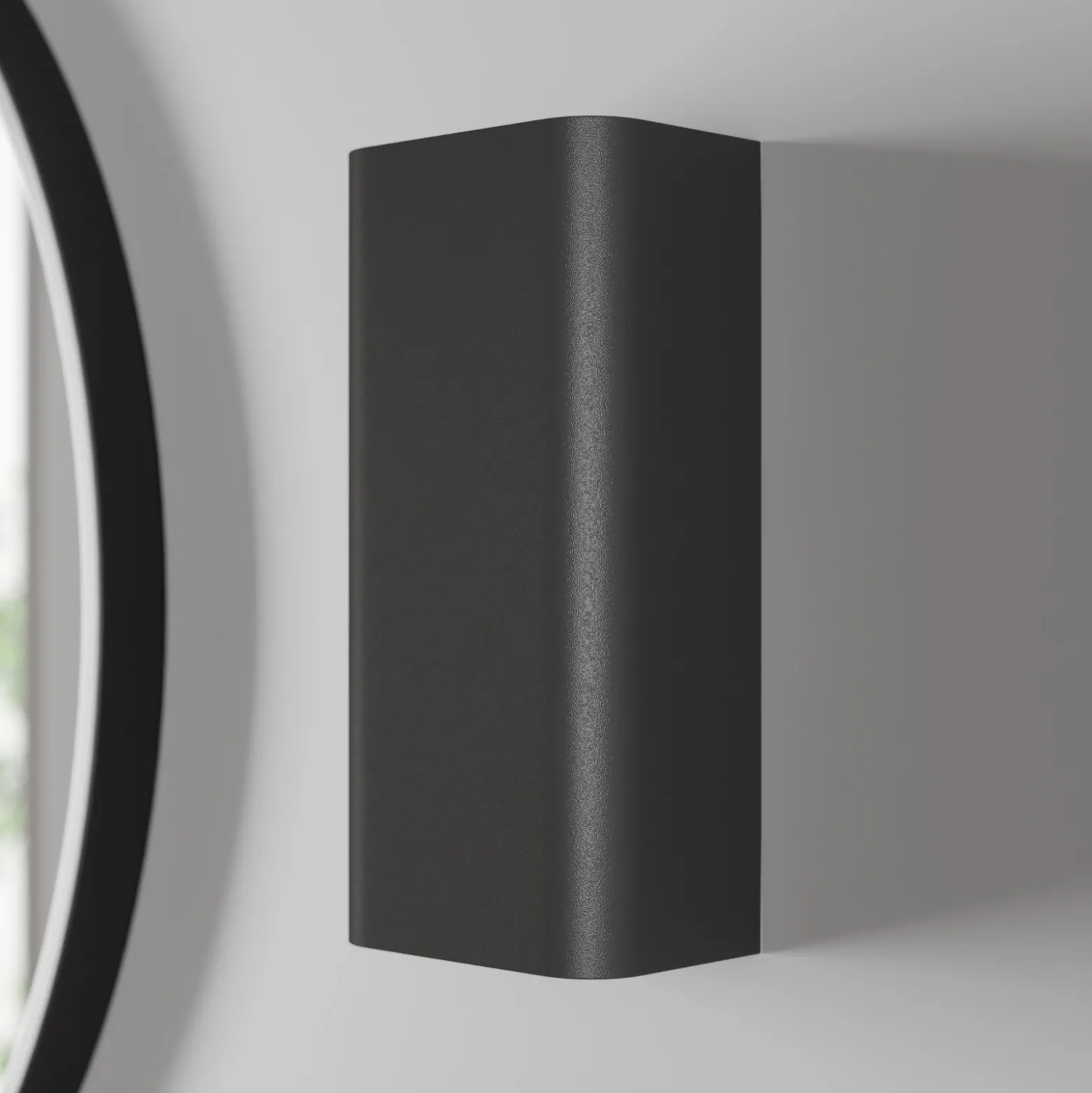 Aplique de pared Bergen up & down, grafito