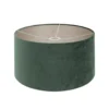 Aplique de pared Bloeba, negro/verde, saliente 140 cm, terciopelo