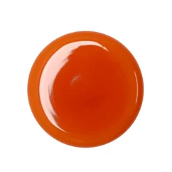 Aplique de pared BonBon, naranja, Ø 16 cm, cristal