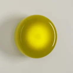 Aplique de pared BonBon, verde, Ø 16 cm, cristal