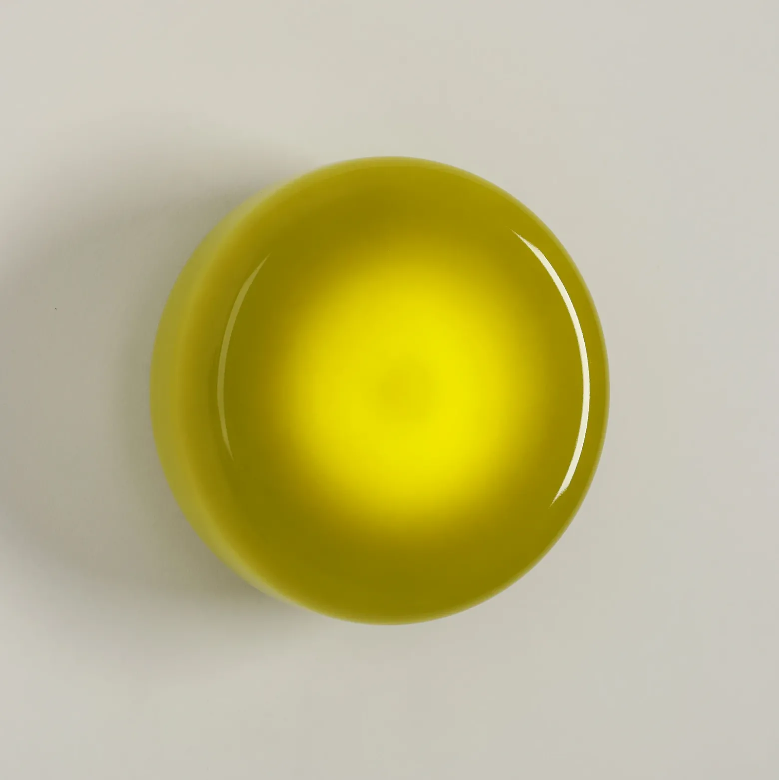 Aplique de pared BonBon, verde, Ø 16 cm, cristal