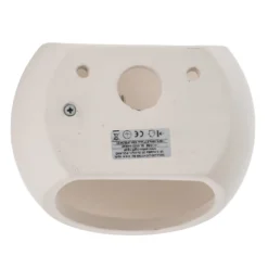 Aplique de pared Bullet con luz hacia arriba y hacia abajo, de cerámica blanca