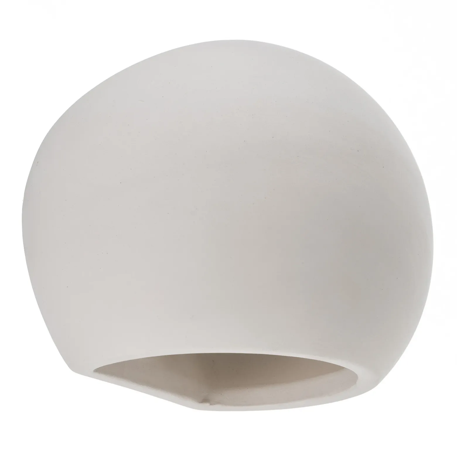 Aplique de pared Bullet con luz hacia arriba y hacia abajo, de cerámica blanca