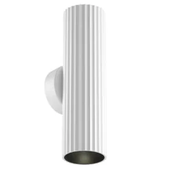 Aplique de pared Calipso, blanca, altura 20 cm, metal, 2xGU10, arriba/abajo