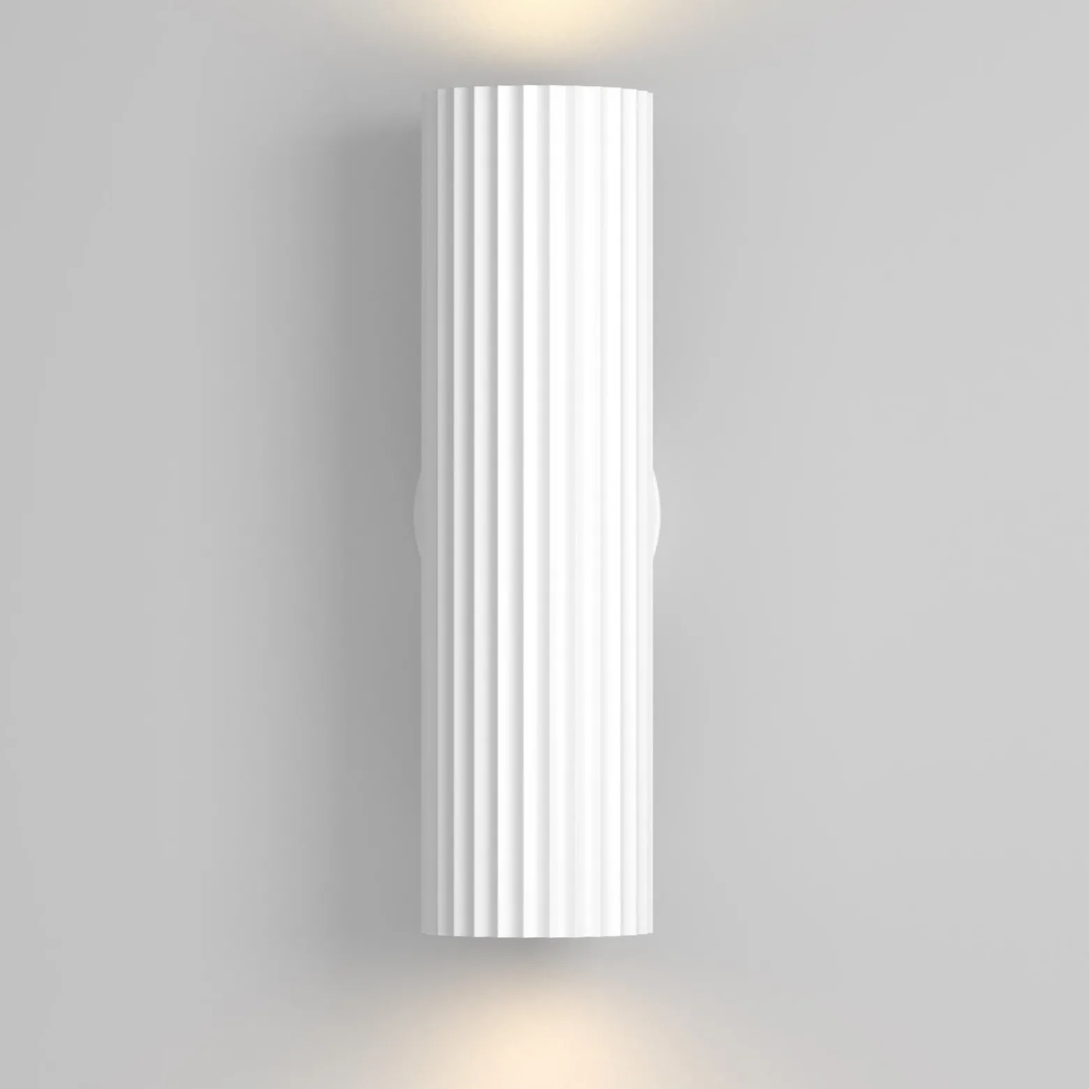 Aplique de pared Calipso, blanca, altura 20 cm, metal, 2xGU10, arriba/abajo