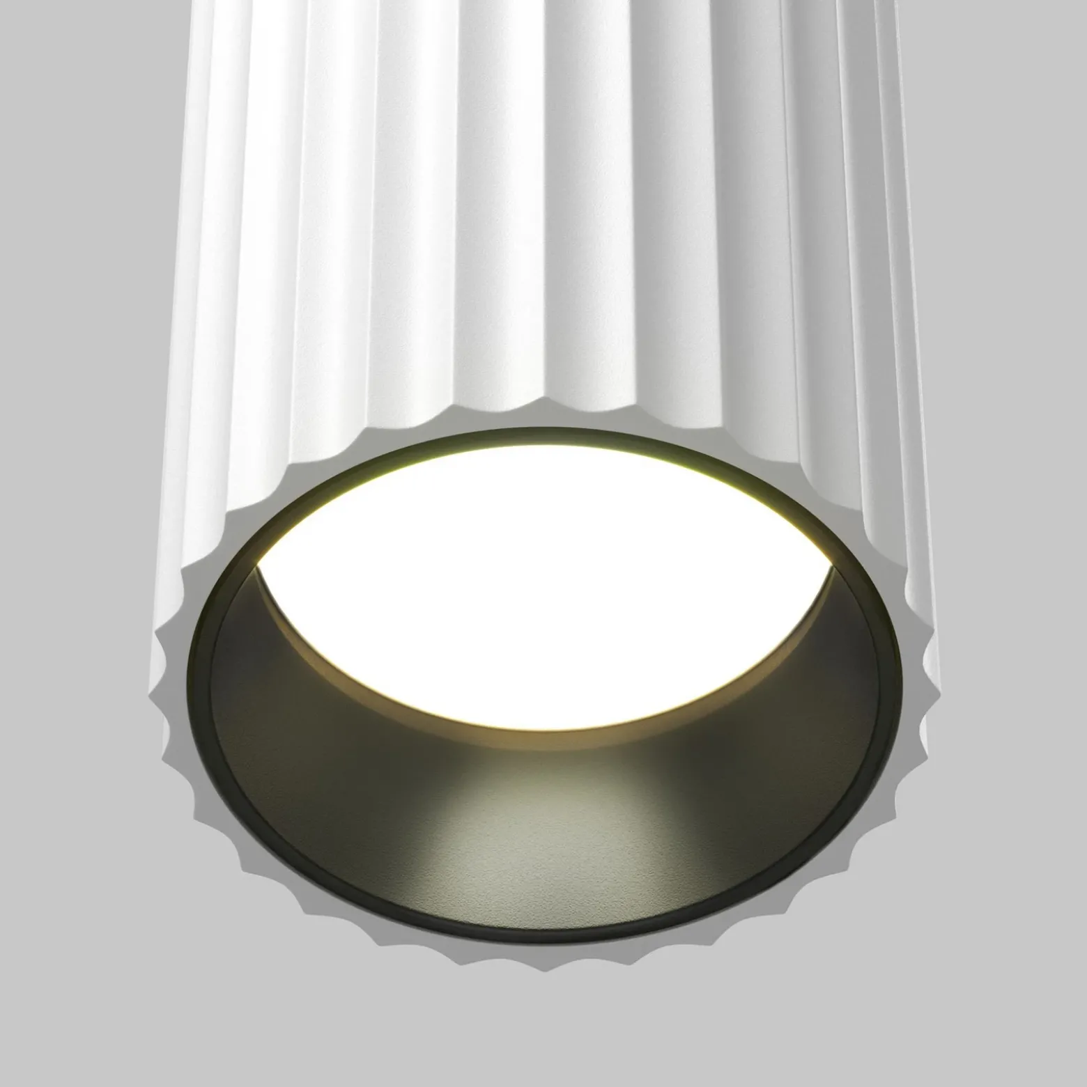 Aplique de pared Calipso, blanca, altura 20 cm, metal, 2xGU10, arriba/abajo