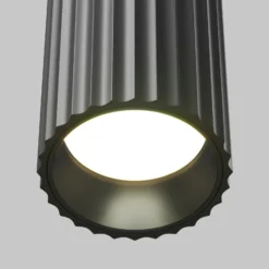 Aplique de pared Calipso, negra, altura 20 cm, metal, 2xGU10 arriba/abajo