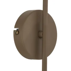 Aplique de pared Cambridge, beige, altura 34 cm, metal/vidrio, E14