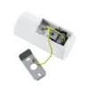 Aplique de pared CAN, blanco, 1 luz, altura 13 cm, metal, GU10