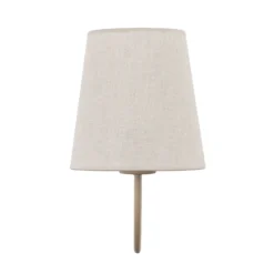 Aplique de pared Candi, beige/arena, lino, 34 cm de altura, E27